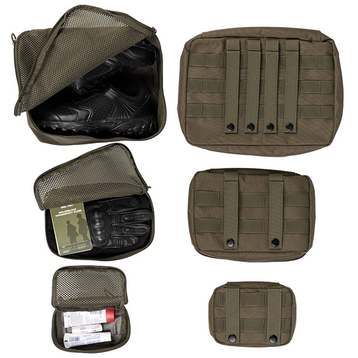Mil-Tec Netztaschen Set 3-tlg.