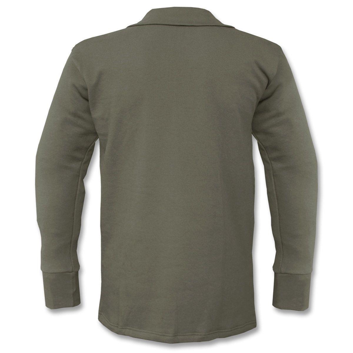 Leo Köhler BW Rollkragenhemd Plüsch Original oliv / brown-grey